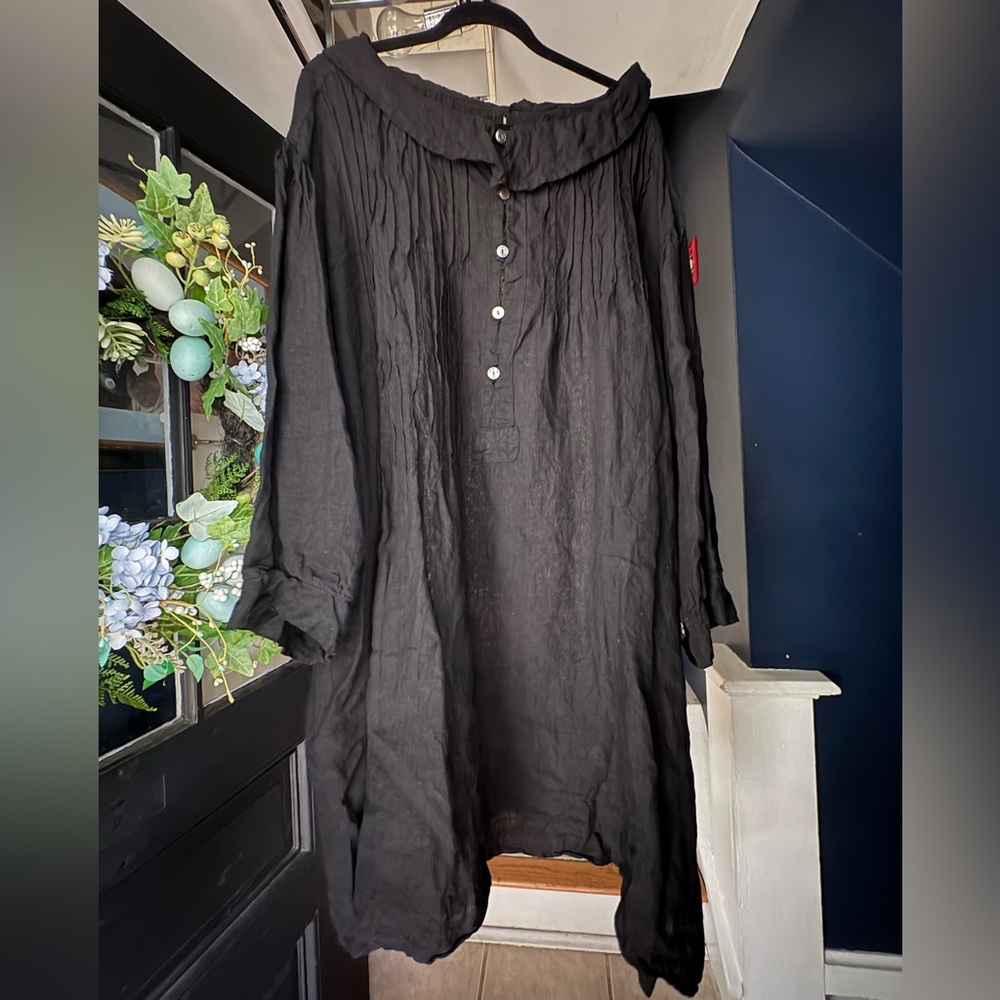 🖤SOLD!! Magnolia Pearl Linen Dress! Vintage! EUC! 🖤
